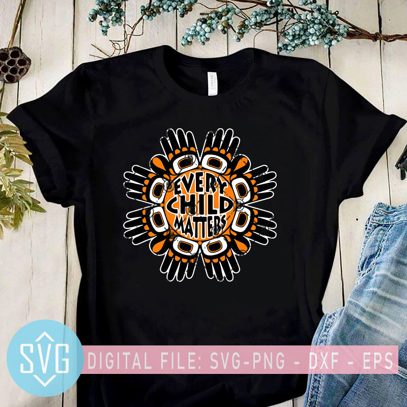 Download Every Child Matters Indigenous Education Orange Shirt Day Children Han Svg Trends Studio Trendy Svg For Crafters