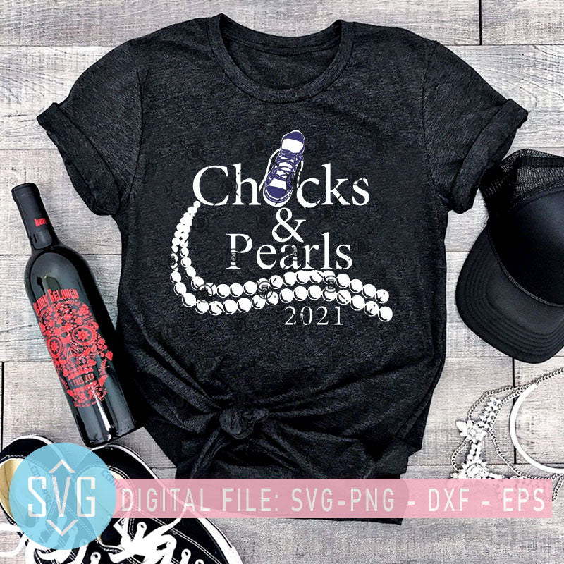 Download Chucks And Pearls 2021 Svg Pearl Necklace Svg Kamala Svg Black Wom Svg Trends Studio Trendy Svg For Crafters