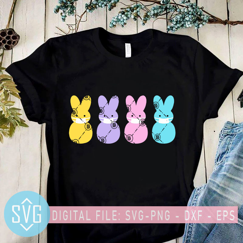 Download Masked Peeps Easter Peep Svg Easter Peeps 2021 Svg Easter Quarantine Svg Trends Studio Trendy Svg For Crafters