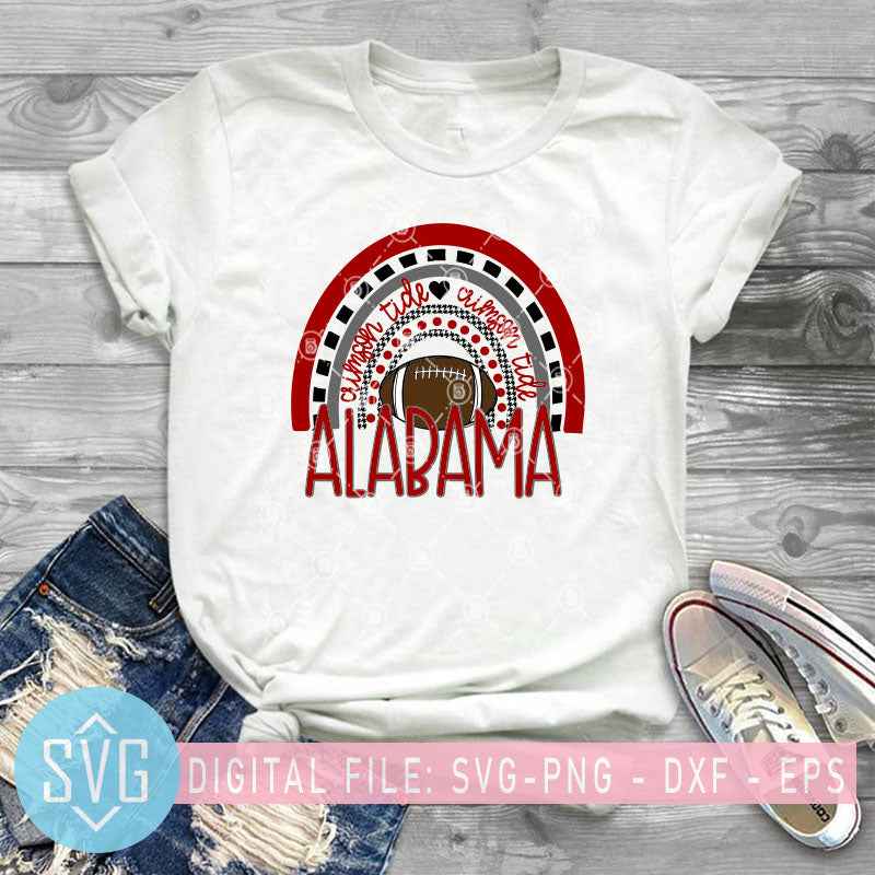 Download Football Alabama Crimson Tide Rainbow Svg Alabama Logo Alabama Crims Svg Trends Studio Trendy Svg For Crafters