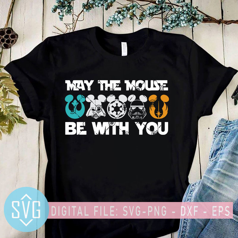 Download May The Mouse Be With You Svg Star Wars Logo Svg Disney Mickey Svg Svg Trends Studio Trendy Svg For Crafters