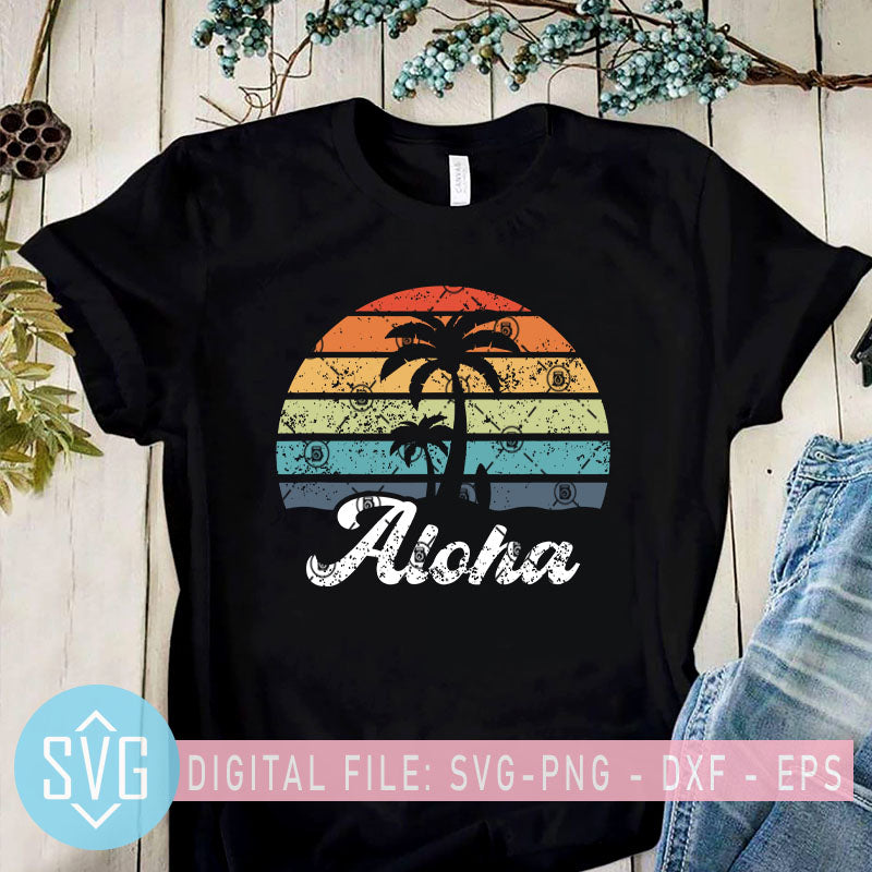 Download Aloha Hawaii Svg Hawaiian Island Svg Palm Beach Svg Surfboard Surf Svg Trends Studio Trendy Svg For Crafters