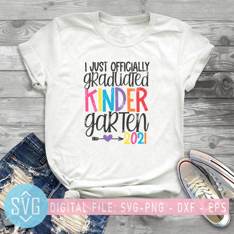 Download Kids Officially Graduated Kindergarten Svg Class Of 2021 Svg Gift Fo Svg Trends Studio Trendy Svg For Crafters