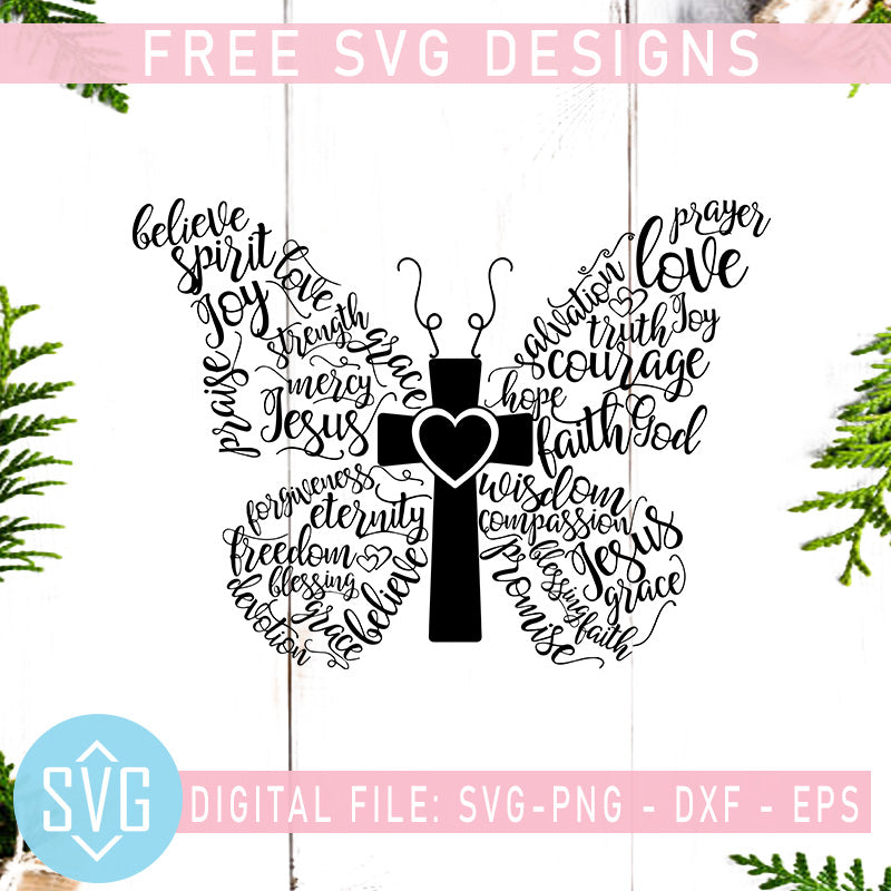 Download Christian Butterfly Free Svg Butterfly Quote Free Svg Instant Downlo Svg Trends Studio Trendy Svg For Crafters SVG, PNG, EPS, DXF File