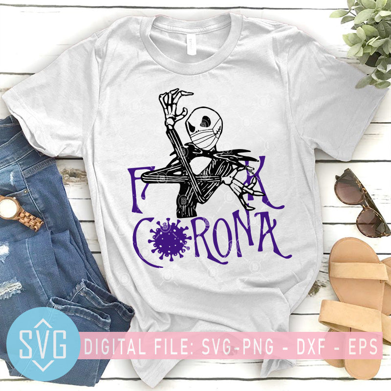 Download Jack Skellington Fuck Corona Svg Jack Skellington Nightmare Svg Coro Svg Trends Studio Trendy Svg For Crafters