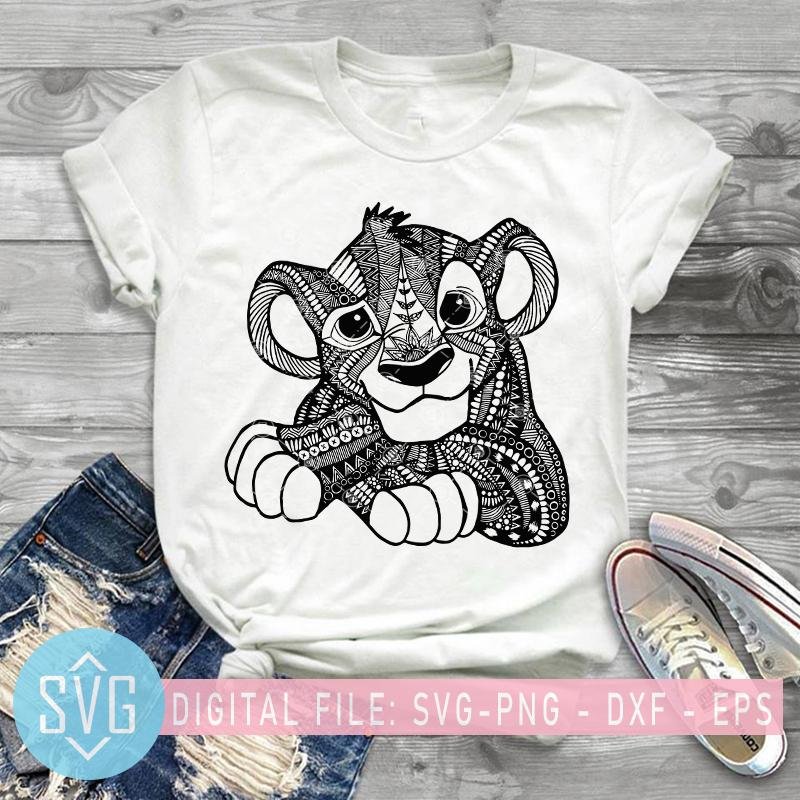 Download Lion King Mandala Svg Animals Zentangle Svg Lion King Svg Svg Trends Studio Trendy Svg For Crafters