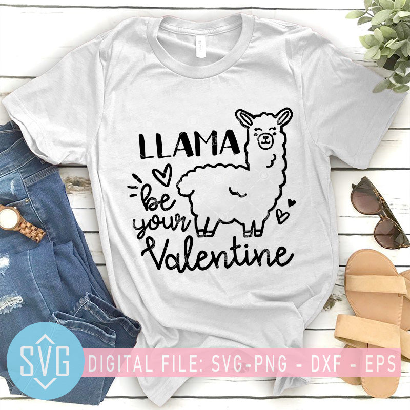Download Llama Be Your Valentine Svg Valentines Svg Gnome Svg Cute Valentine Svg Trends Studio Trendy Svg For Crafters