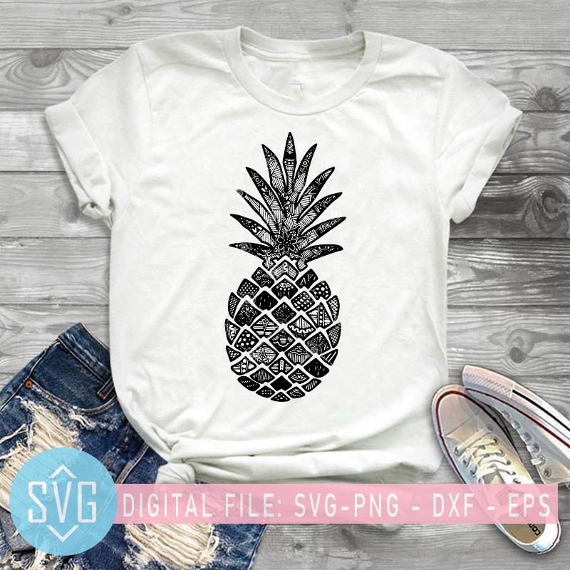 Download Pineapple Mandala Svg Pineapple Zentangle Svg Pineapple Clipart Zen Svg Trends Studio Trendy Svg For Crafters