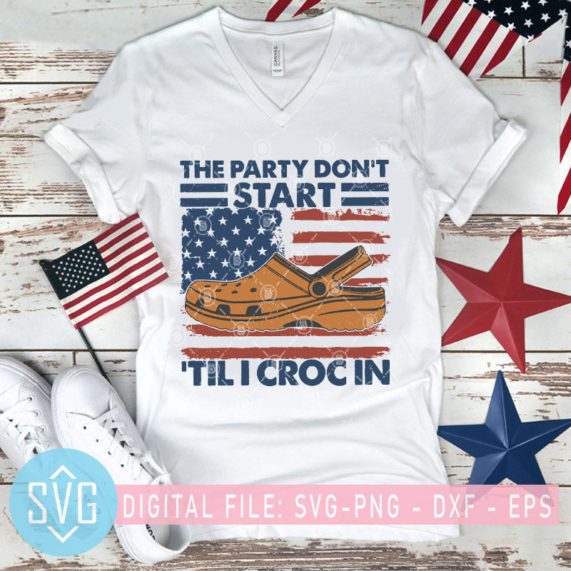 4th of july crocs