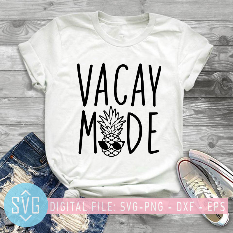 Vacay Mode Svg Pineapple Svg Pineapple Monogram Svg Svg Trends Studio Trendy Svg For Crafters