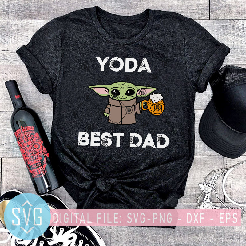 Download Yoda Best Dad SVG, Father's Day SVG, Baby Yoda SVG, Best ...