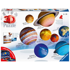 Puzzle 3D O Sistema Planetário