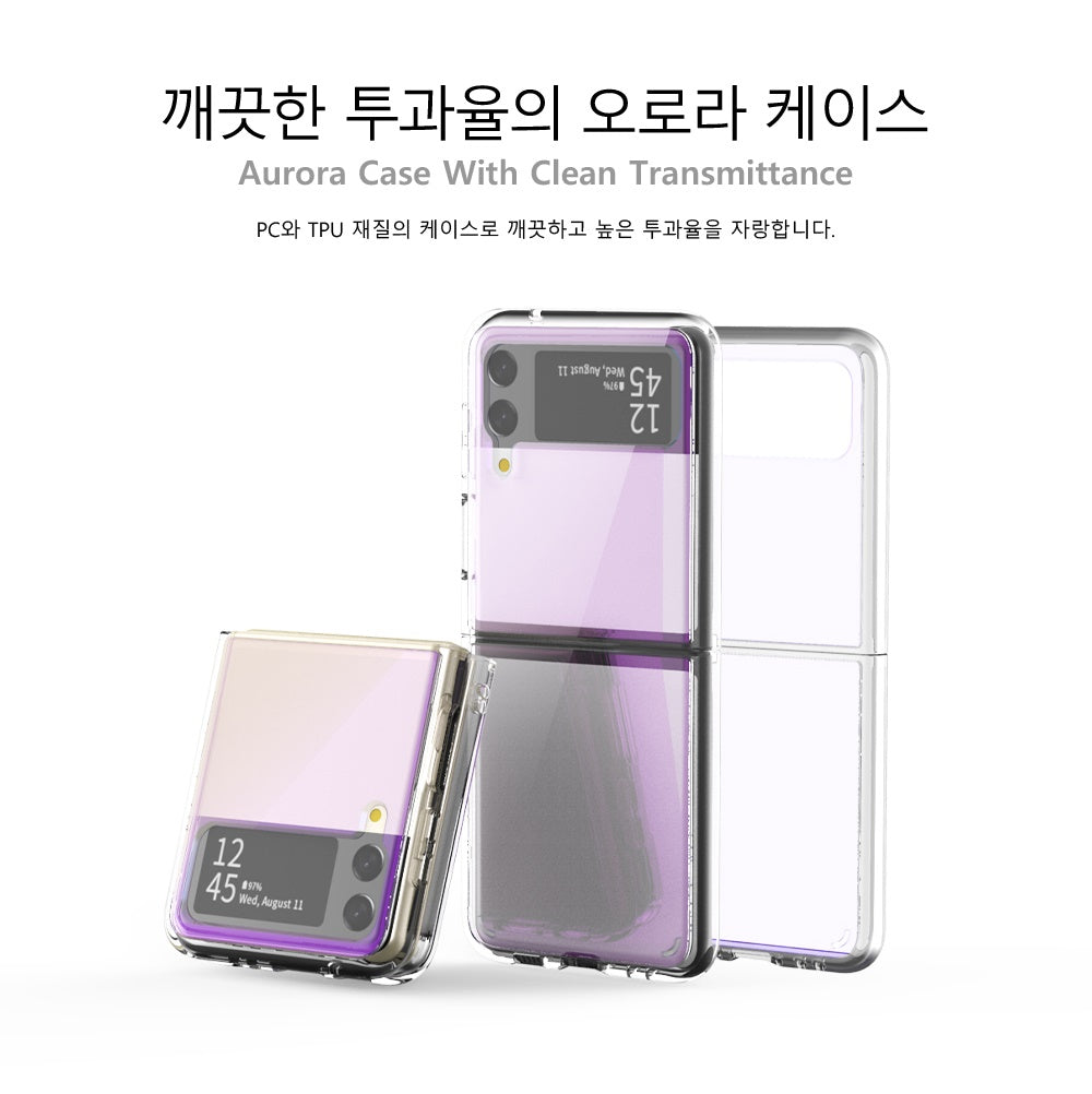 samsung galaxy z flip 3 5g 鏡面 照鏡 透明殼 全包 防撞防摔 韓國代購 圖案