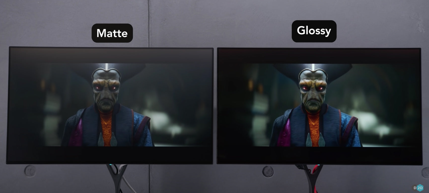 Glossy monitors - Improved Perceived Contrast and Colors