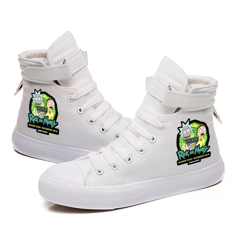 rick and morty high tops