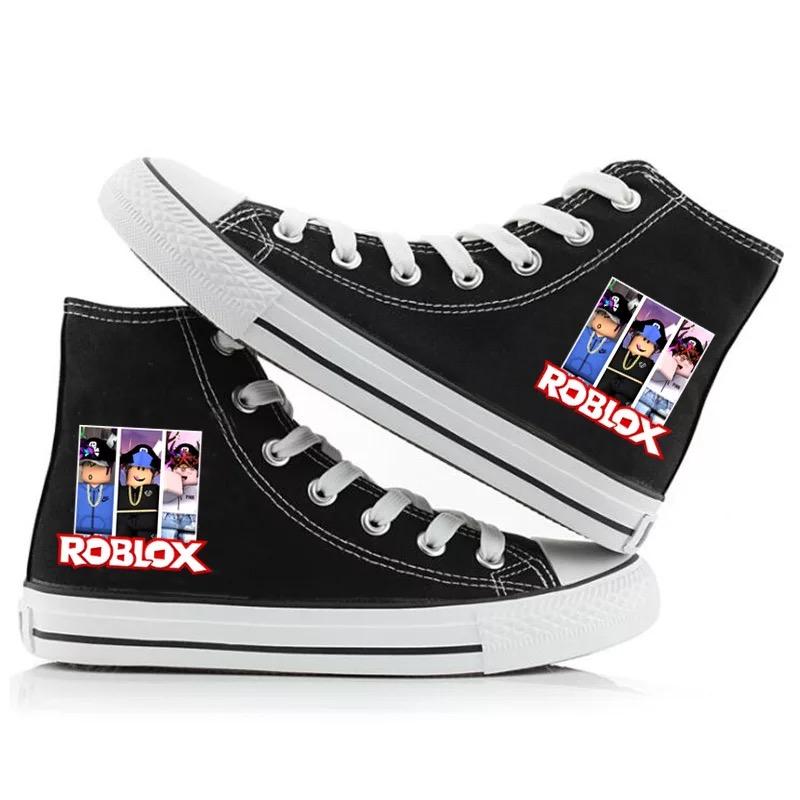 Game Roblox High Tops Casual Canvas Shoes Unisex Sneakers Bag Picky - high tops brawl stars