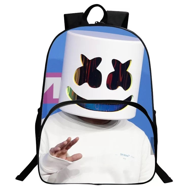 Dj Marshmello Backpack School Supplies Satchel Casual Book Bag School Bag Picky - girl backpack for school toys roblox school bag travel bag