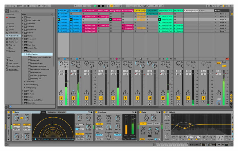 ableton 10 suite tracks wont play back