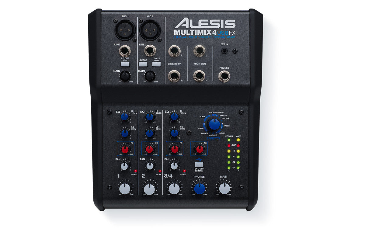 alesis multimix 4 usb to iphone