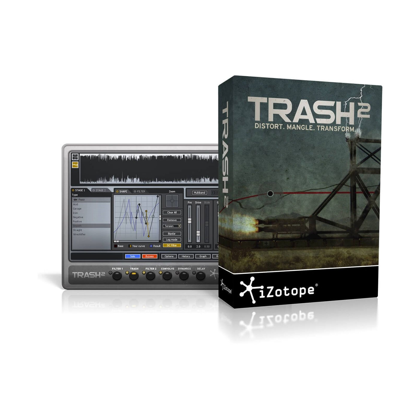 izotope trash 2 included