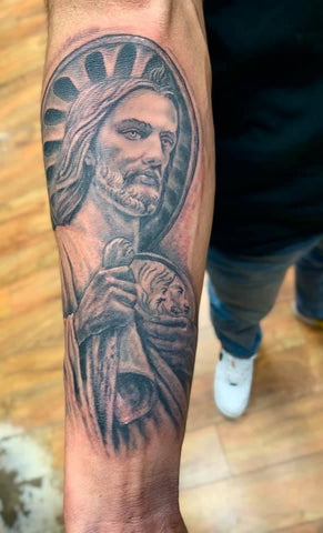 saint judas tattoo neckTikTok Search