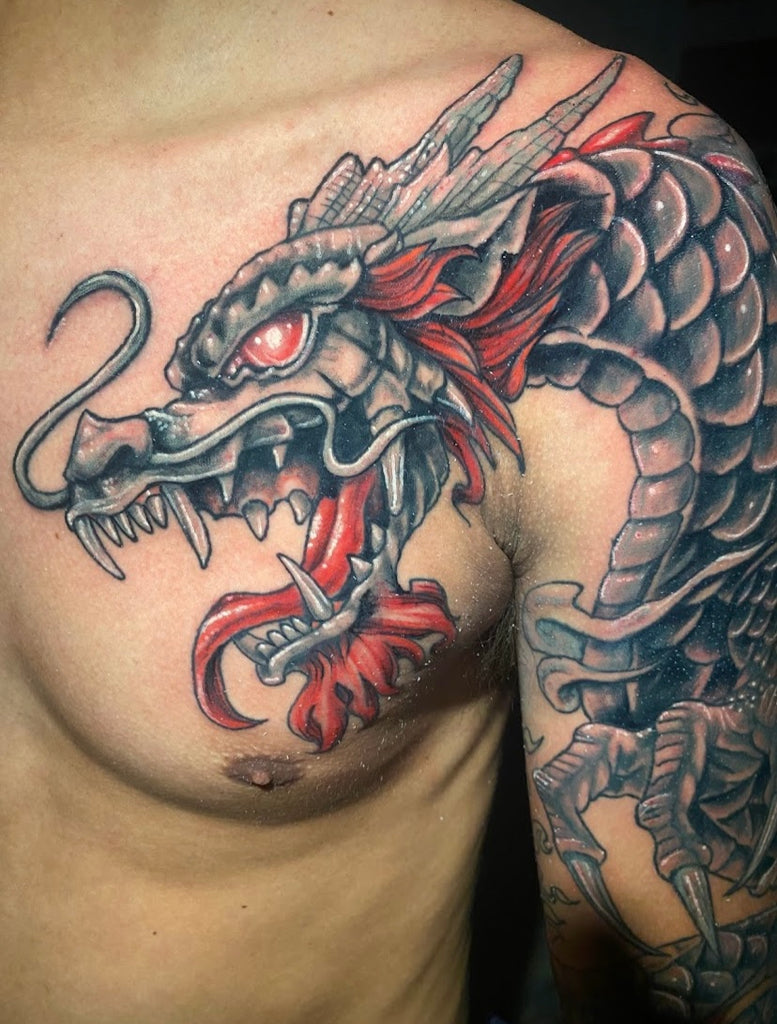 Top 47 Koi Dragon Tattoo Ideas 2021 Inspiration Guide