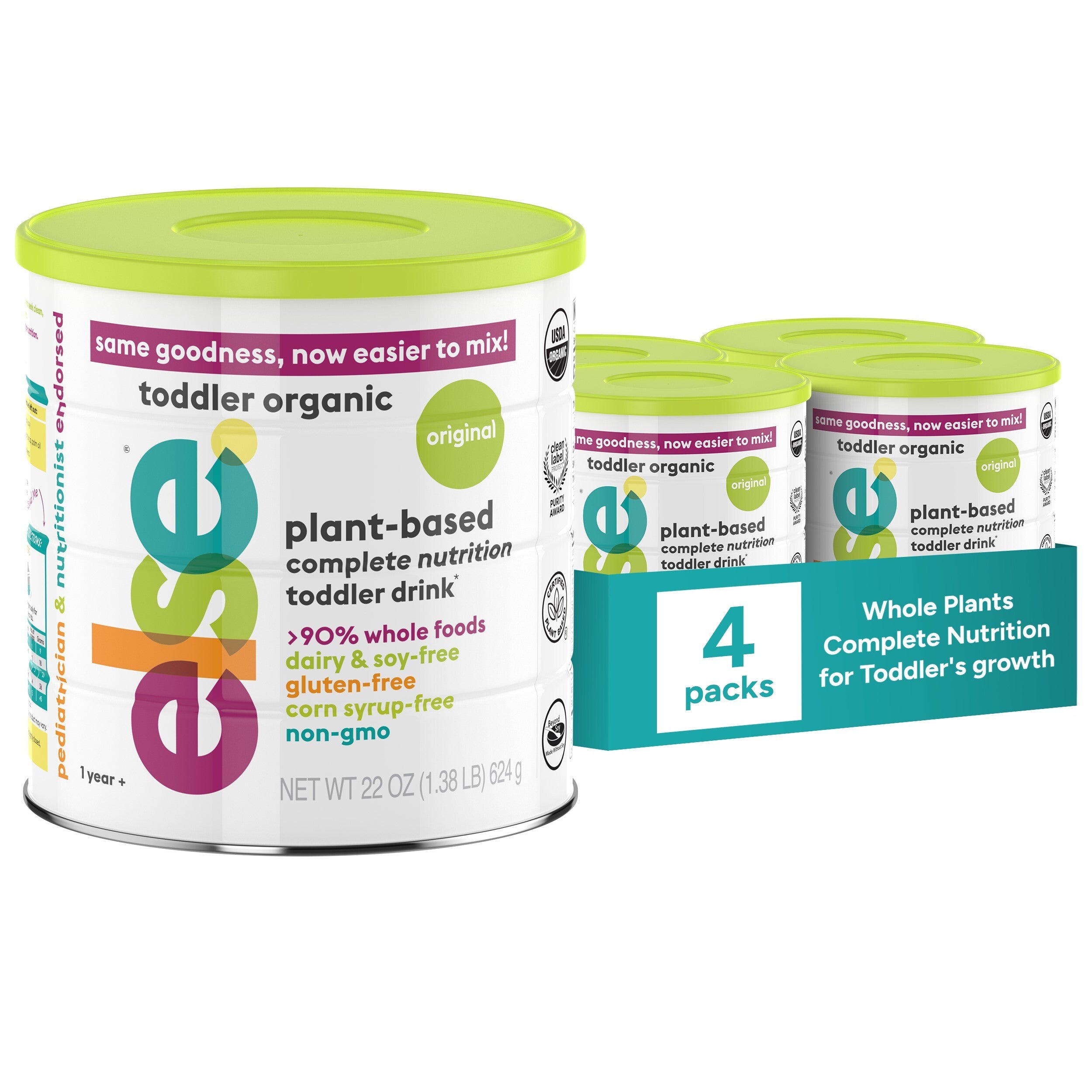 4x Plant-Based Complete Nutrition for Toddlers - Else Nutrition product image