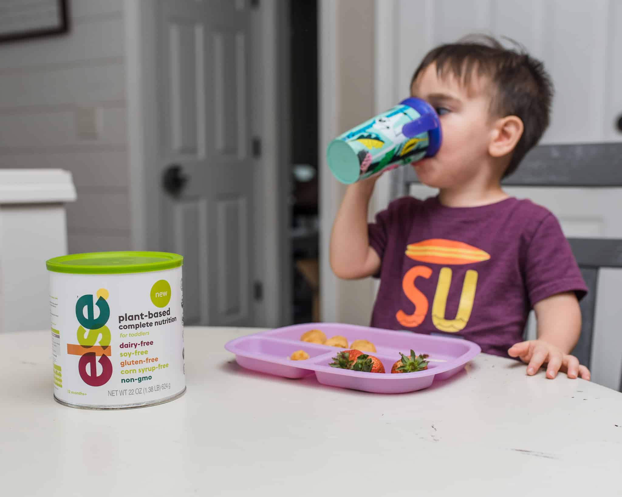 lactose intolerant toddler drinking dairy-free else