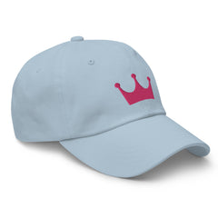 Classic Dad Hat | Pink Crown Logo | Front | Queen City