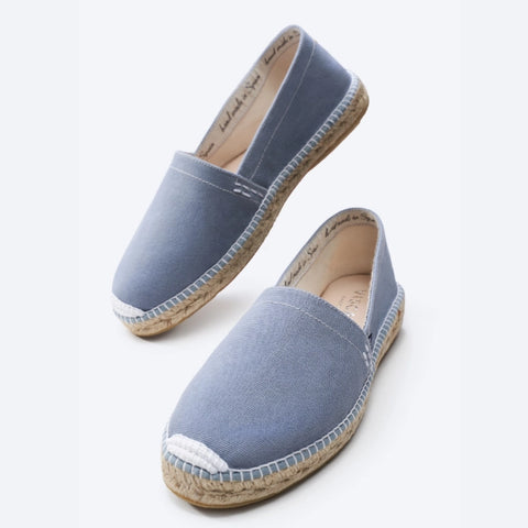 sky blue men espadrilles