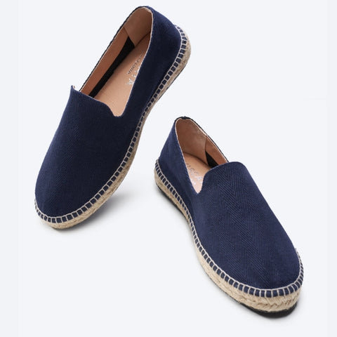 navy men's espadrilles