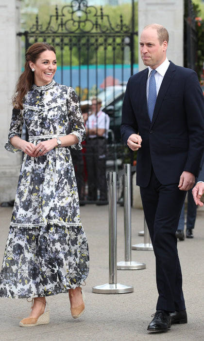 Kate Middleton wearing espadrilles