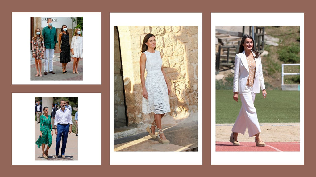 Queen Letizia espadrilles mix