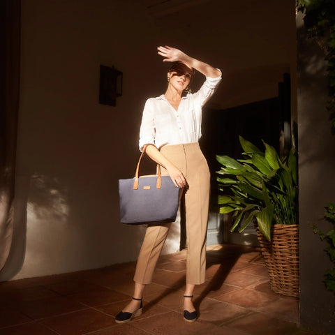 office outfit with espadrilles