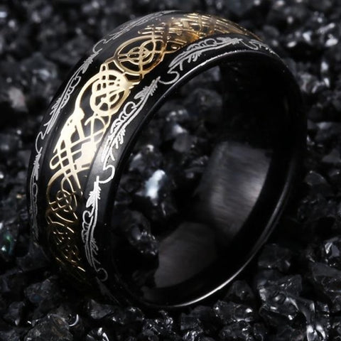 golden dragon ring