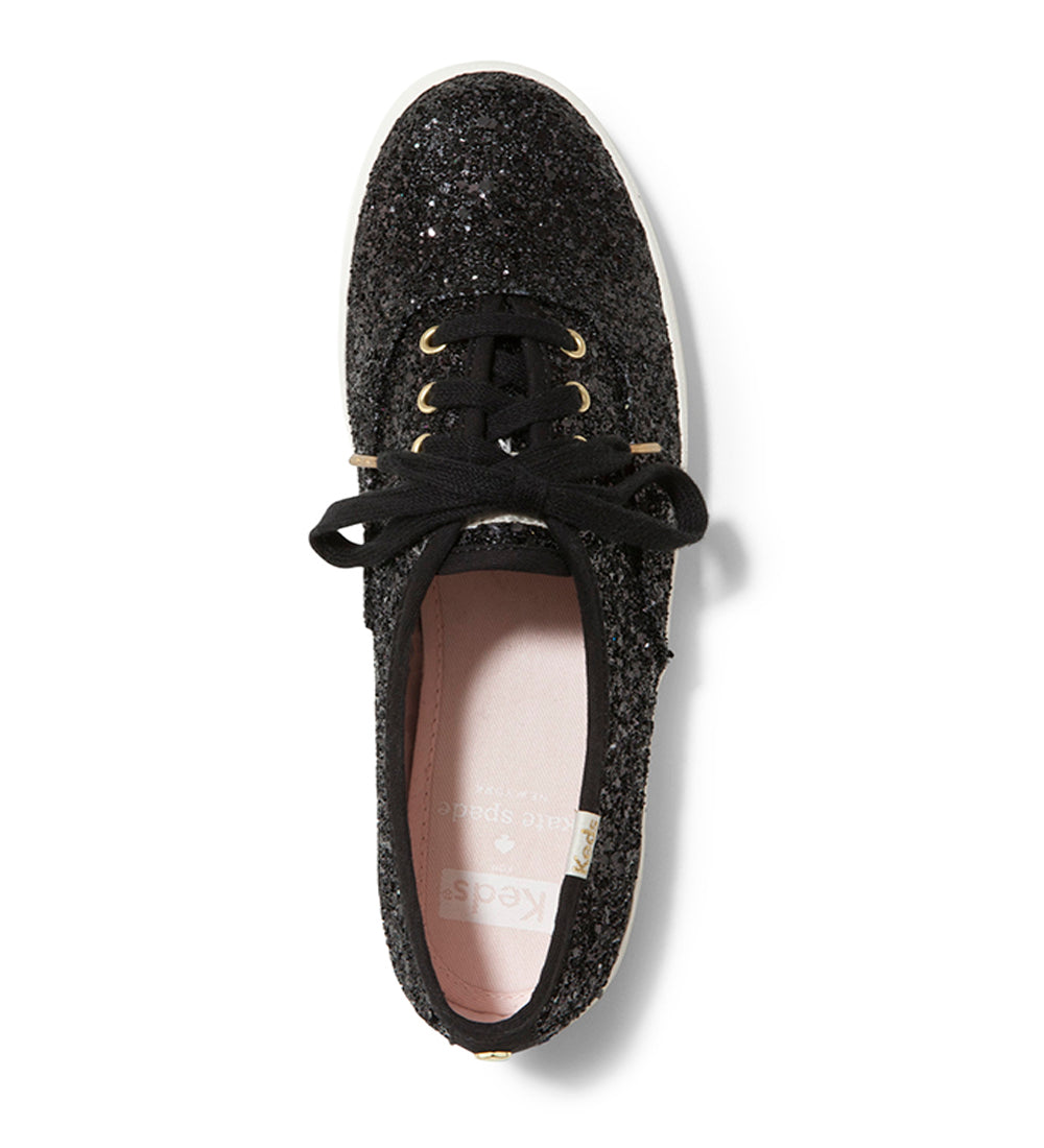 KEDS CHAMPION KATE SPADE GLITTER BLACK – Markdown Madness Philippines