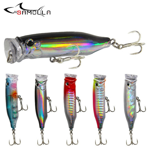 Snake Head Fishing Lure Sea Topwater Trolling Popper Surface/Hard