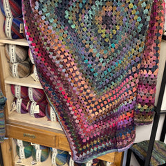 Granny Square Blanket using Noro Ito | Stix Yarn, Bozeman, MT