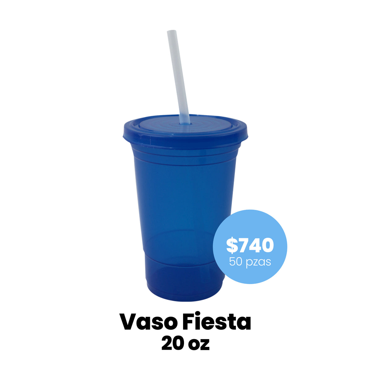 Vaso Termo De 380 Ml Con Popote Diseño Verano Frutas