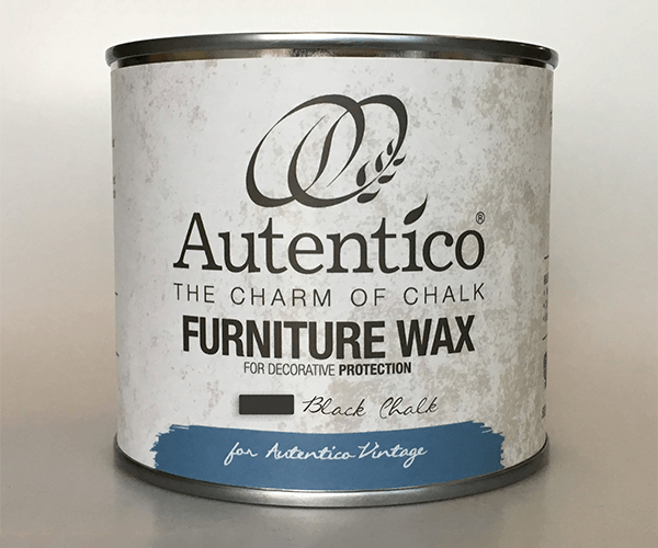 black furniture wax