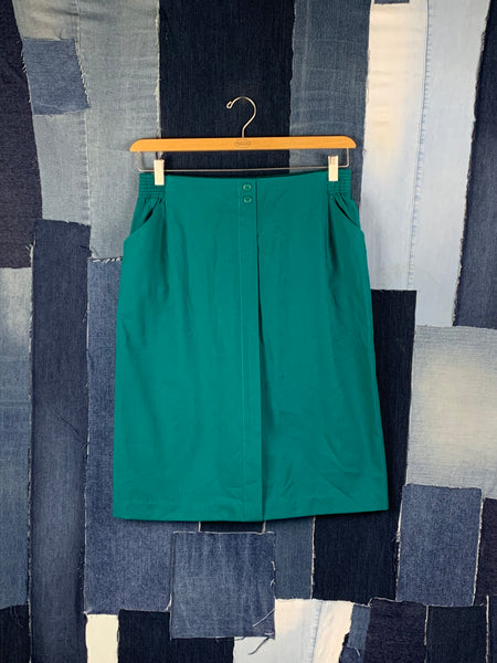 Vintage in Canada Skirt w/Elastic Waist & Pockets Sz 18