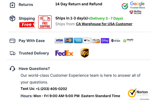 Our return and shipping details ebikes  BackToModern