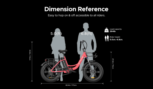 Size guide L20 ebike 