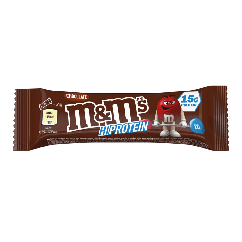 M&M's Hi Protein Bar - 12 x 51g Bars â lky7sports