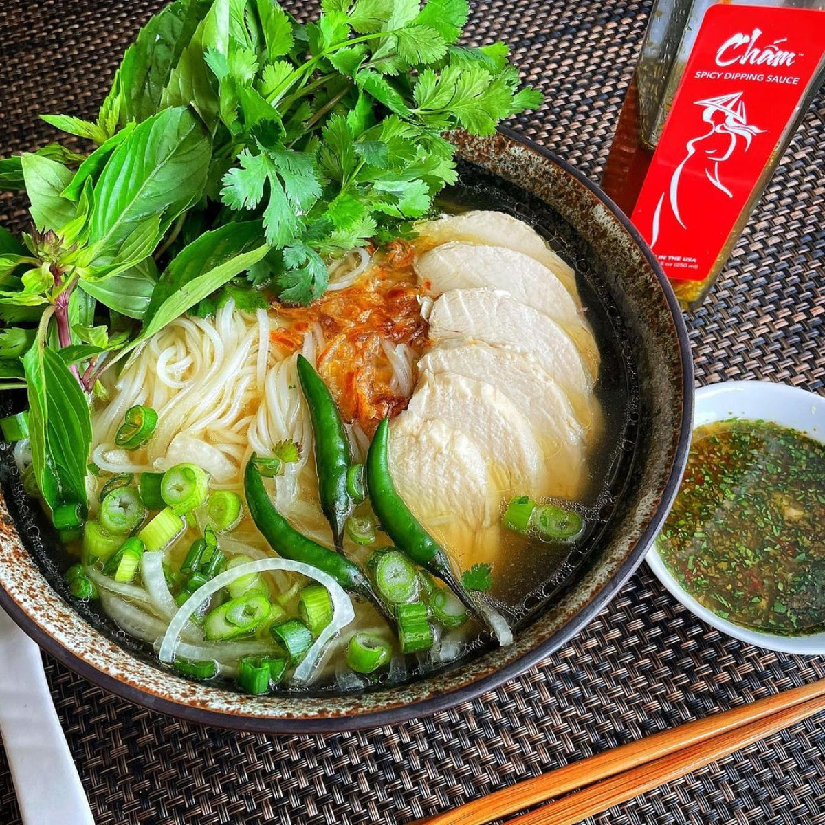 Instant Pot Chicken Pho Recipe (Phở Gà) CHAM Dipping Sauce