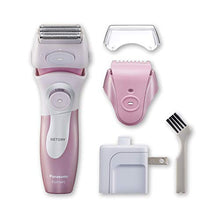 Load image into Gallery viewer, Panasonic Electric Shaver for Women, Cordless 4 Blade Razor, Close Curves, Bikini Attachment, Pop-Up Trimmer, Wet Dry Operation - ES2216PC
