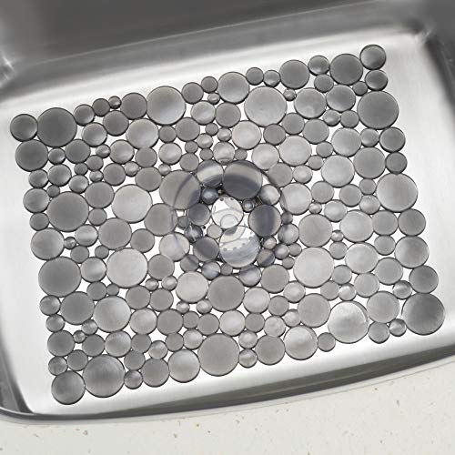 Idesign Interdesign Bubbli Kitchen Sink Protector Mat Large Graphite Directnine United Arab Emirates