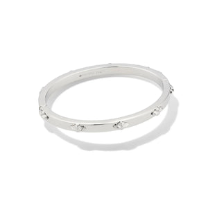 Abbie Metal Bangle Cuff Bracelet - The Silver Dahlia