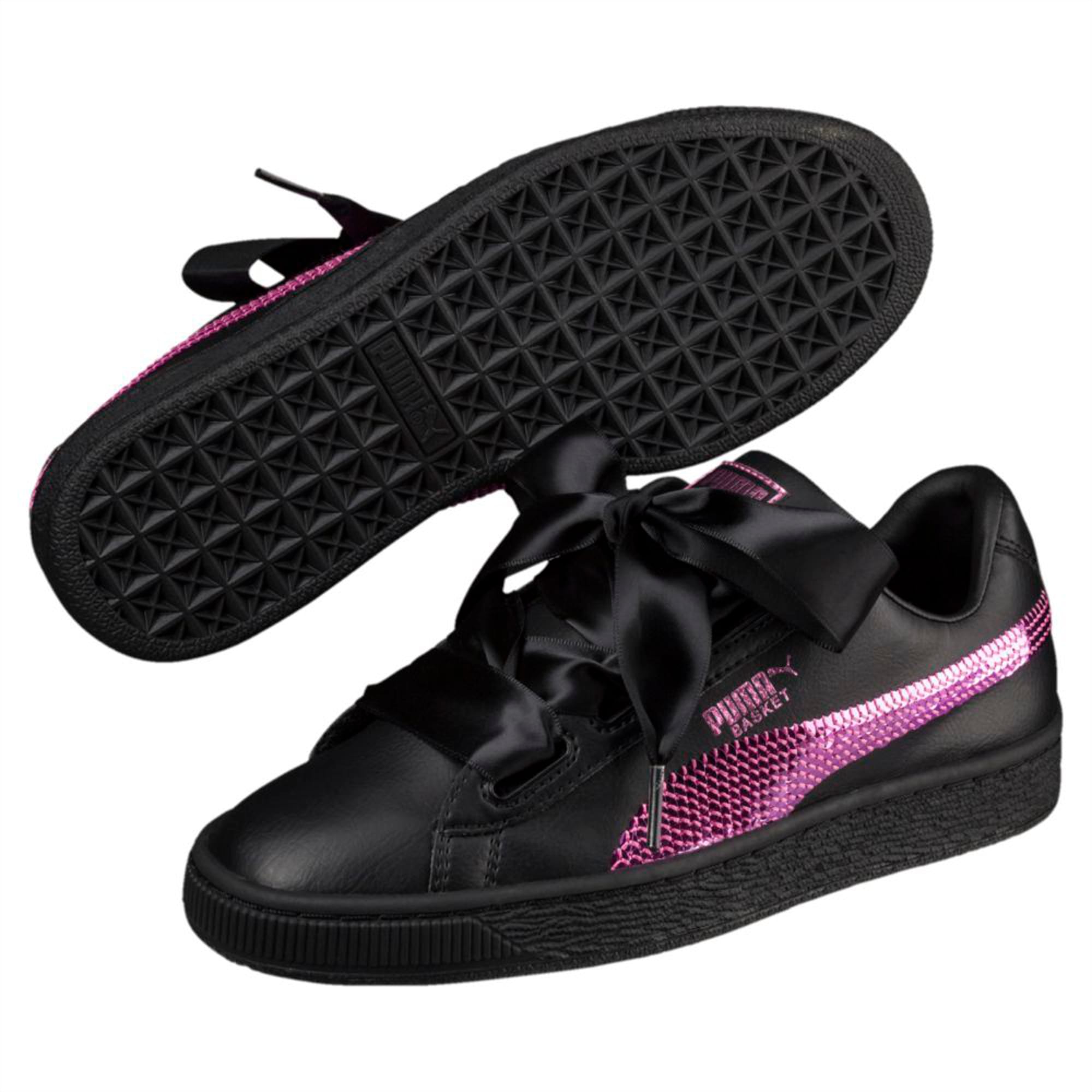 puma basket heart bling jr