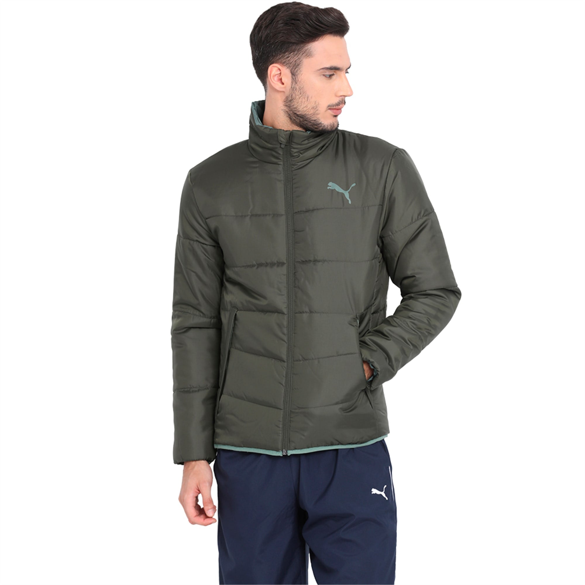 ess padded jacket puma black